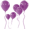 Purple Balloons Image
